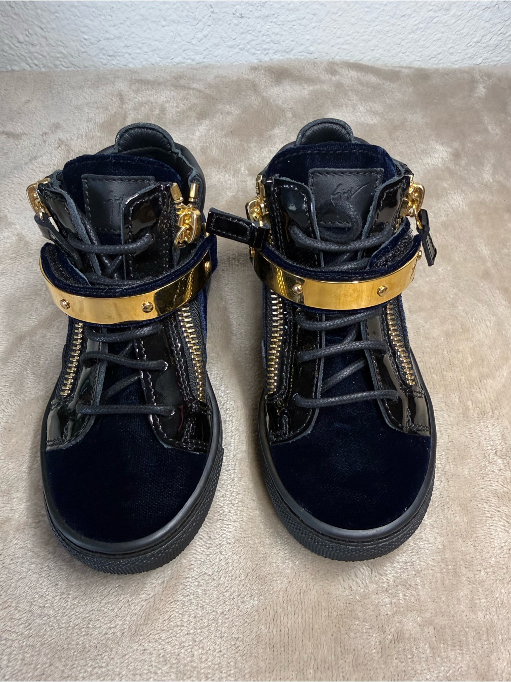 Kids Giuseppe Zanotti Coby High-Top Sneakers